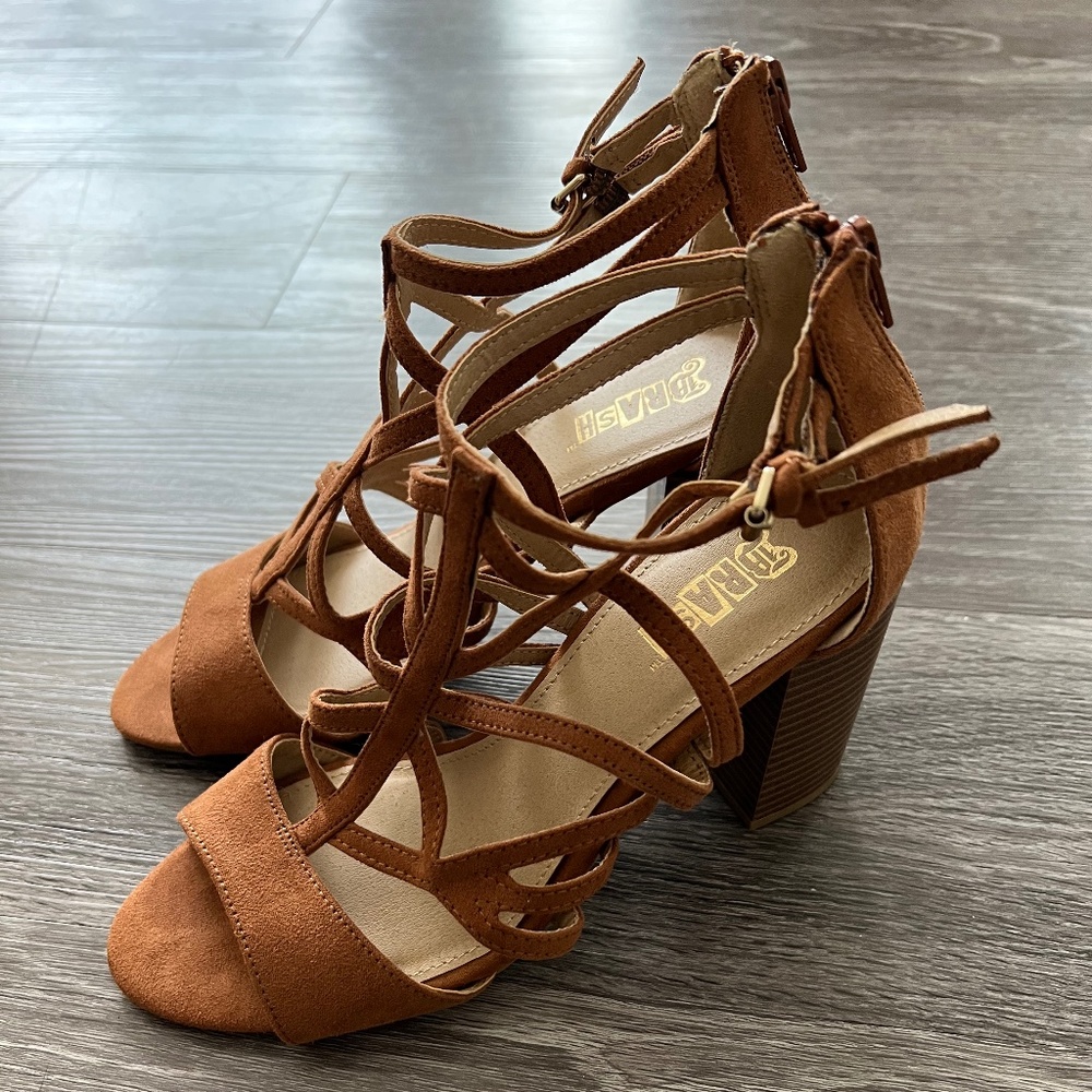 Tan Brash Block Heels (7)